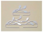 11CM FOGLIE - BIANCO -