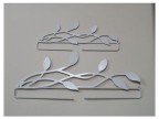 31 CM FOGLIE  BIANCO