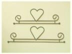 17 CM CUORE  NERO