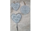 cuore - appendino - Amour - effetto shabby chic
