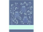 Tessitura artistica asciugapiatti - anacleto azzurro verde