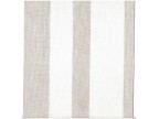 BORDO LINO A RIGHE H 20 CM GREZZO AVORIO
