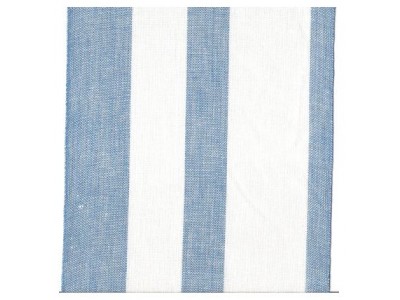 BORDO LINO A RIGHE H 20 CM AVORIO BLU