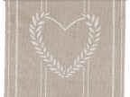 Modulo CUORE  avorio su greggio 30-33x26 cm. circa