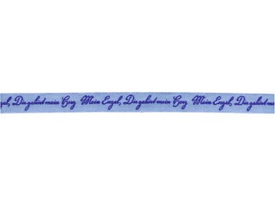 SCRITTE BLU BASE AZZURRA 1 CM