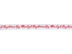 SCRITTE ROSSE BASE AVORIO 1 CM