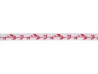 AGRIFOGLIO rosso su fondo bianco H. 1 CM