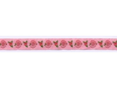 CUORI E FIORI 2 CM BASE ROSA