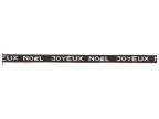 Nastro-JOYEUX NOEL MARRONE