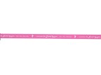 NASTRO CON SCRITTA SU BASE FUCSIA
