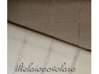 LINO SFLILATO A QUADRI - avorio