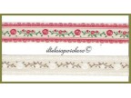 Guarnizione-bordura -  ROSE ROSSE h. cm. 4