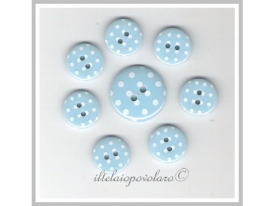 A pois azzurri piccoli