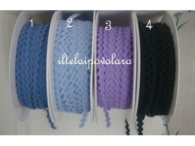 ZIG ZAG azzurro medio 3 mm.