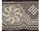 Pizzo in lino greggio  H cm. 17