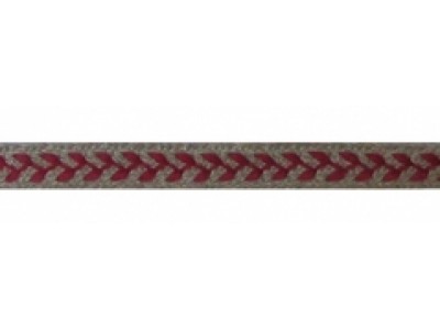 SPIGHETTA a punto corallo GREGGIO/ROSSO