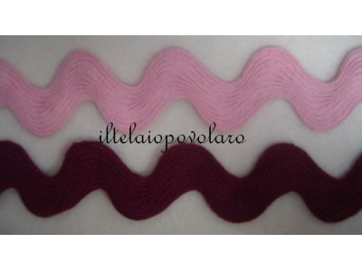 ZIGZAG da cm. 3,5 BORDO'