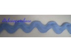 ZIGZAG da cm. 3,5 azzurro