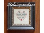Cuore natalizio - quadro