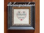 Cuore natalizio - quadro