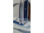 nastro con a-jour - azzurro chiaro cm. 1