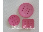 Bottoni Ricamati Rose Babuschka | Set Di Bottoni Decorativi Tedeschi Per Cucito Creativo E Fai Da Te