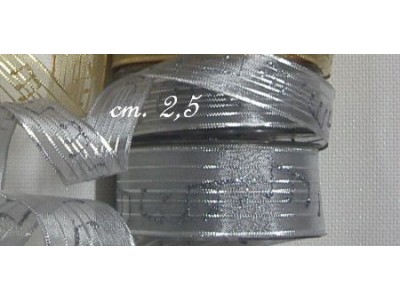 natro lurex cm. 2,5 argento