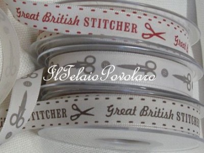 Great  british STITCHER in grigio H. 1 cm.