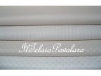 piquet bianco pois beige