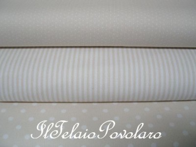 piquet beige riga bianca