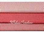 ADIGE - righe  ROSSO vivo-AVORIO