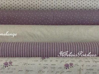 1b Linea shabby misto lino - naturale - effetto melange