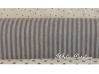 1f Linea shabby misto lino - riga grigia e lino naturale