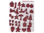1a Calendario dell'avvento rosso
