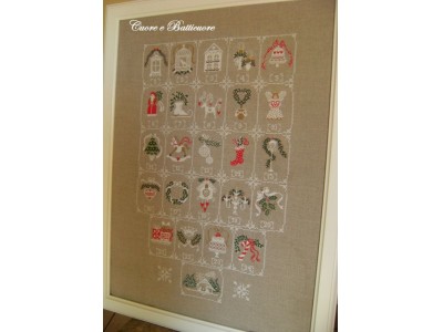 Shabby Advent Calendar - 227 x 378