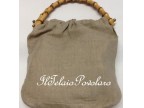 borsa - mini bag -  lino naturale