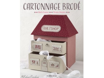 Cartonnage  brodé