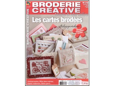 LES CARTES BRODEES