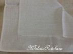 mini tovaglietta bianca con bordini aida