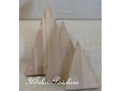 alberello legno in tre misure