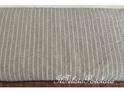 1 cotonina giapponese fondo tortora righe beige marrone e mattone