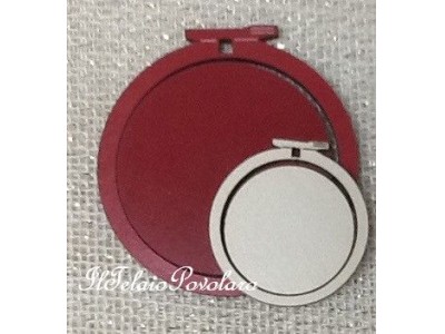 mini cornicetta rosso cupo cm. 4,5