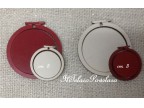 mini cornicetta rosso cupo  cm. 3 circa