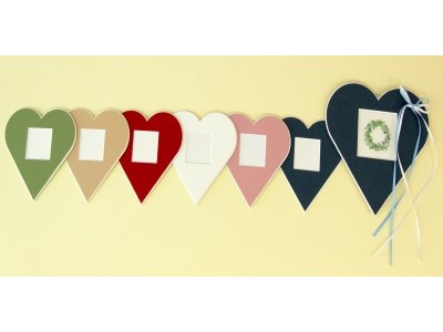 Passpartout Cuore Verdone da 14 cm con riquadro