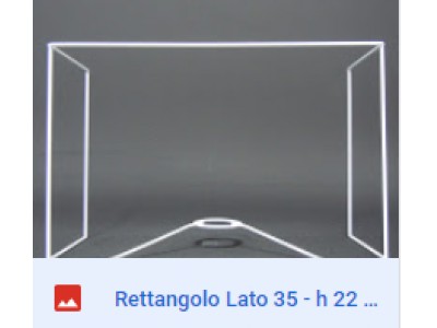 lampada rettangolo cm  35x22