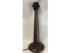 base per lampada in legno color noce H. 35