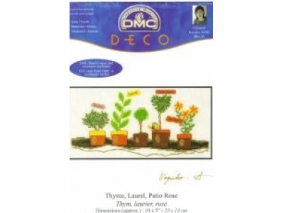 2 DMC KIT - Thyme-Laurel-Patio-Rose cm.25x13