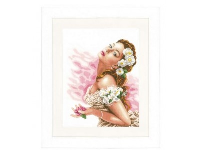 kit - Lanarte - lady of the camellias cm. 37x48