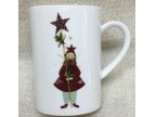 Mug Acufactum - fanciulla con stella -Natalizia