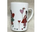 mug Acufactum - fanciulle con cuoricini